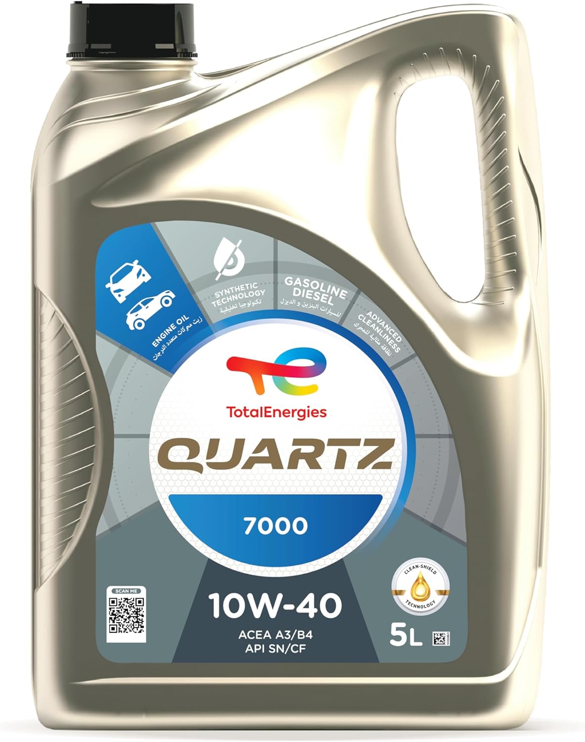 توتال انرجيز  كوارتز   7000    5لتر   10w40